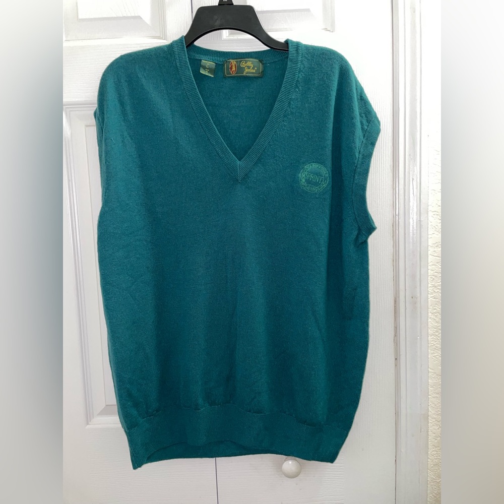 Vintage Bobby Jones Golf Sweater Vest Size L